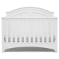 Delta Children Perry 6-in-1 Convertible Crib - Greenguard Gold Certified, Bianca White