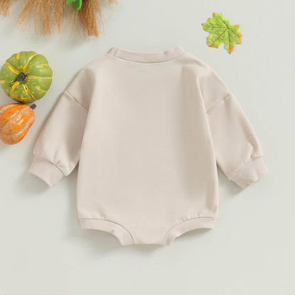Easter Newborn Baby Girl Clothes Fuzzy Bunny Embroidery Romper Sweatshirt Bubble Jumpsuit Toddler Baby Girl Outfit