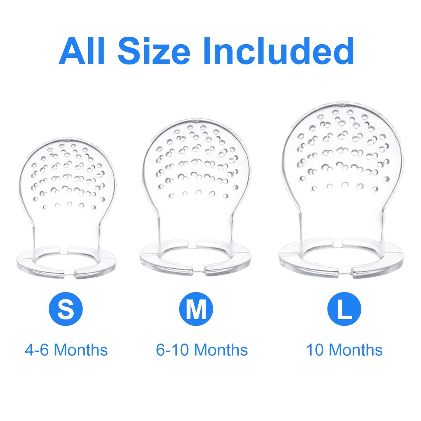 WAJIAYON Baby Fruit Feeder Pacifier | Infant Food Feeder Pacifier & Food Dispensing Spoon | Mesh Fresh Fruit Teethers for Babies | Silicone Feeder Baby Shower Gifts for Boys and Girls (Pink)