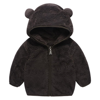 newborn boys girls 0-6 months winter jackets for baby coat warm flecee clothes
