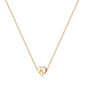 Tiny Gold Initial Heart Necklace-14K Gold Plated Handmade Dainty Letter Heart Necklace for Women Necklace Jewelry