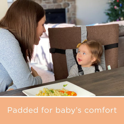 liuliuby Compact Travel High Chair | Portable High Chair for Baby | Baby Travel Essential Harness Seat | Must Haves for Vacations, Restaurants, Family Visits with Babies | Portable Highchair Seat