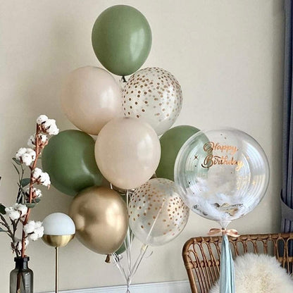 Baby in Bloom - Kit de arco de globos de 139 piezas, guirnalda de globos color verde salvia pastel y rosa para decoración de fiesta de cumpleaños de baby shower