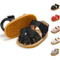 Sawimlgy Baby Girls Boys Sandals Summer Flowers Shoe Rubber Sole PU Leather Mesh Infant Toddler First Walkers Princess Dress Outdoor Shoes