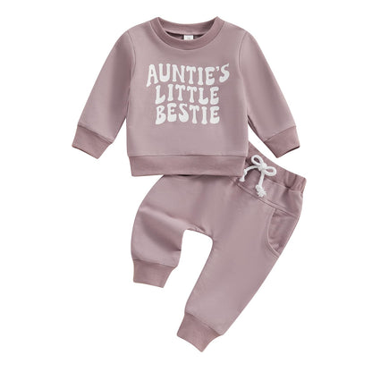 Toddler Baby Mama's Boy Clothes Long Sleeve Sweatshirts Jogger Pant Newborn Boys 2 Piece Outfits Fall Winter