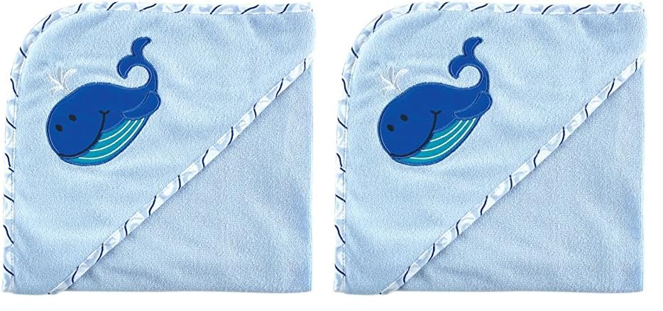 Luvable Friends Unisex Baby Hooded Towel, Pink Dad, One Size