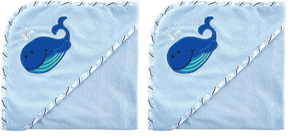 Luvable Friends Unisex Baby Hooded Towel, Pink Dad, One Size