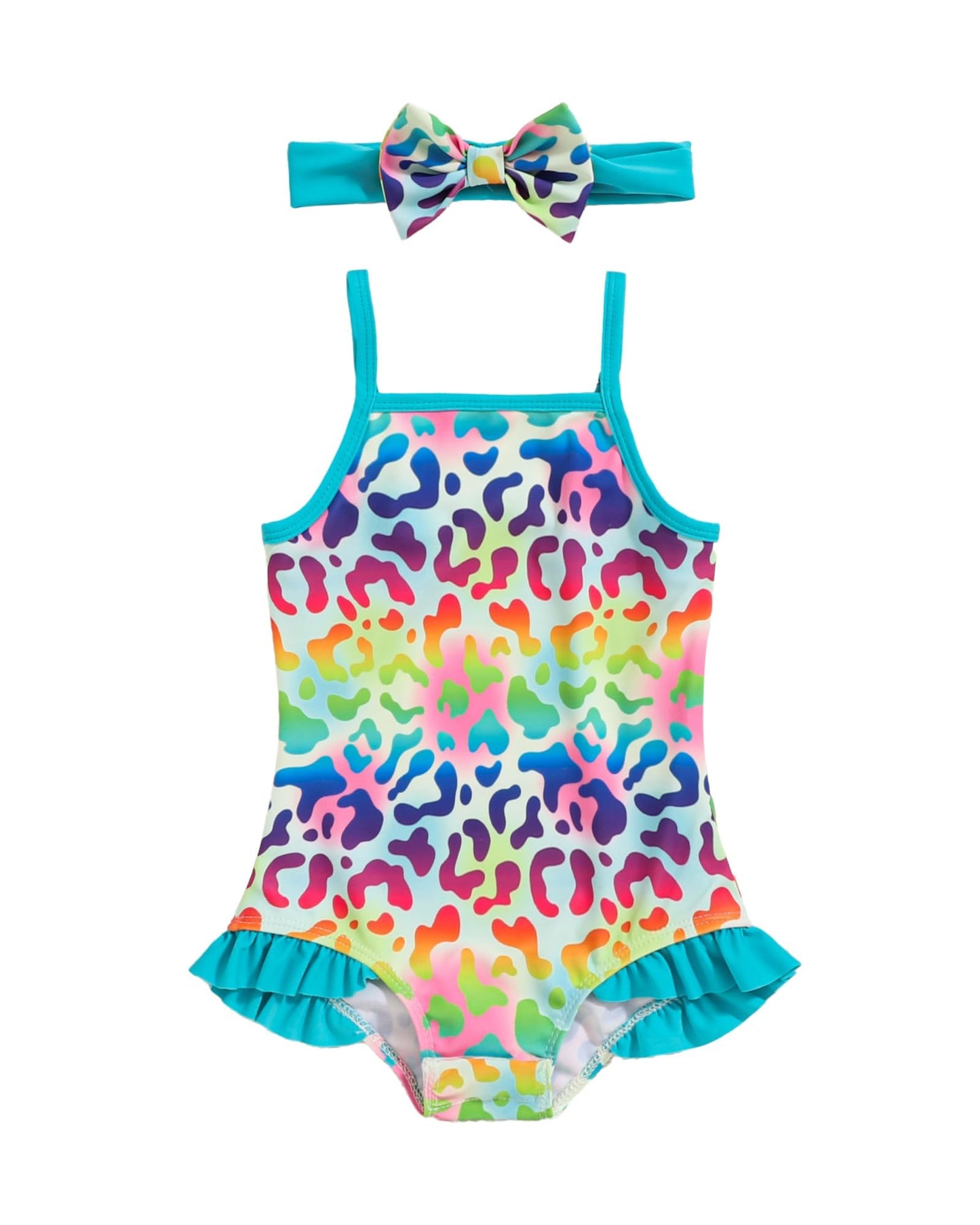 Mioglrie Toddler Baby Girl Swimsuit Infant Bathing Suits Summer Beach Swim Suit Newborn One Piece Swimwear for Girls
