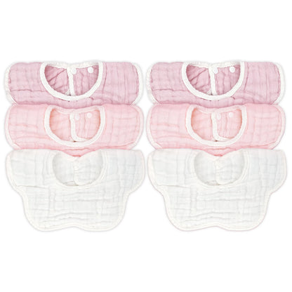 Baby Bibs Muslin Drool Teething Drooling Bibs for Baby Girl Boy Muslin Cotton