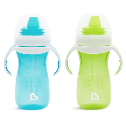 Munchkin® Gentle™ Transition Sippy Cup with Trainer Handles, 10 Ounce, Blue