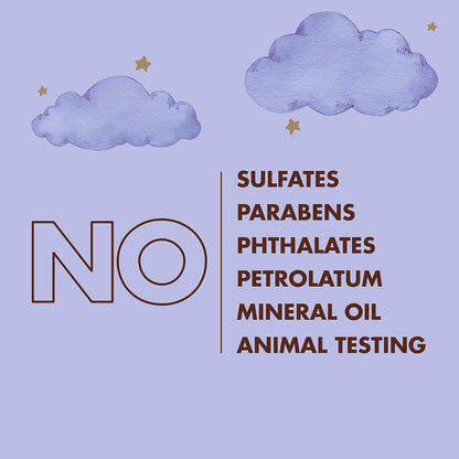 Shea Moisture Baby Care Set – Relaxing Nighttime Shampoo & Bath Milk + Nighttime Body Cream for Delicate Skin, Manuka Honey & Lavender (2 Piece Set)