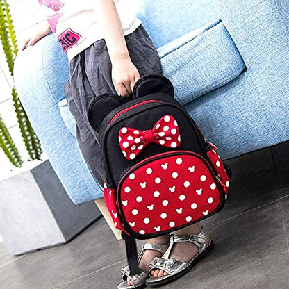 Cute Mini Backpack for Girls Toddler Bookbag Little Kids Backpacks for Toddler Backpack Baby Daycare Bag Child Kindergarten Preschool Book Bags Mouse Toys Travel Small Girl Backpacks Accessories