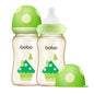 YOHKOH PPSU Baby Bottle Wide Neck, Newborn Anti-Colic Baby Bottle with Natural Response Nipple, Streamlined Body, Easy to Clean (8.8oz (Pack of 2), Yellow)