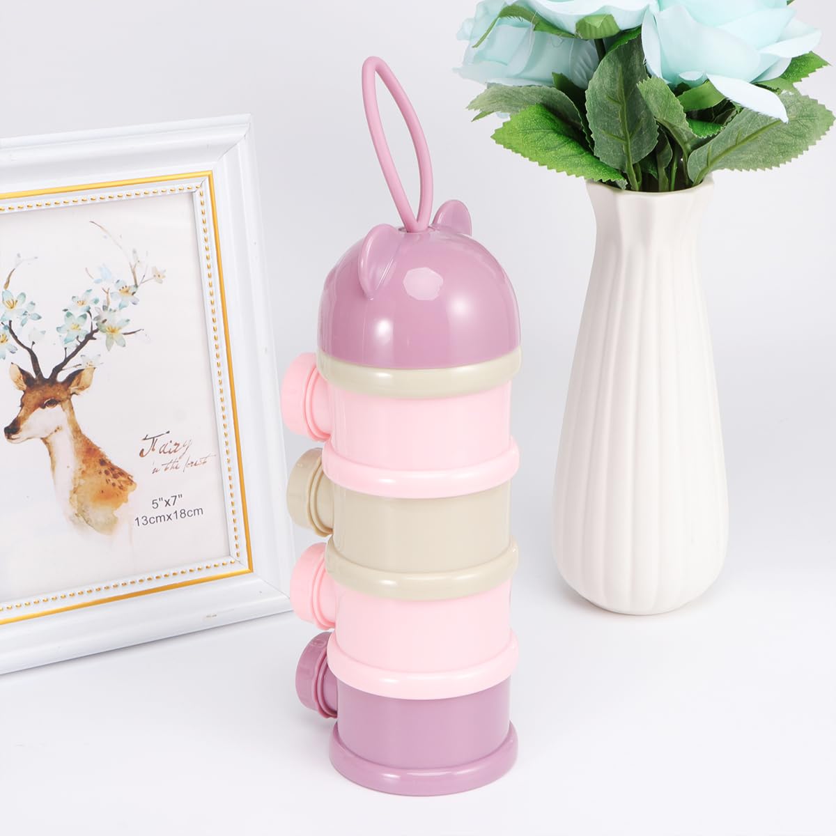 2pcs Baby Formula mam Baby Bottles Baby Formula containers for Travel Formula Dispenser Newborn Milk Powder Dispenser Packaging Container Baby Feeding Tool Milk Powder Box