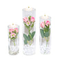 Artificial Phalaenopsis with Candles Diamond Lace Nearly Natural Orchid for Table Centerpiece Wedding Party Home Bar Restaurant Festival Decoration Pink Suit
