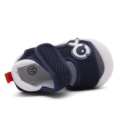 Baby Summer Sandals Breathable Mesh Rubber Sole Non-Slip Outdoor Shoes for Boys and Girls 9-30 Months