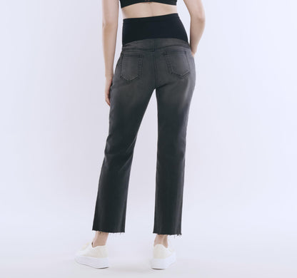 Motherhood Maternity Women's Secret Fit Over The Belly Slim Straight Leg Pregnancy Jeans