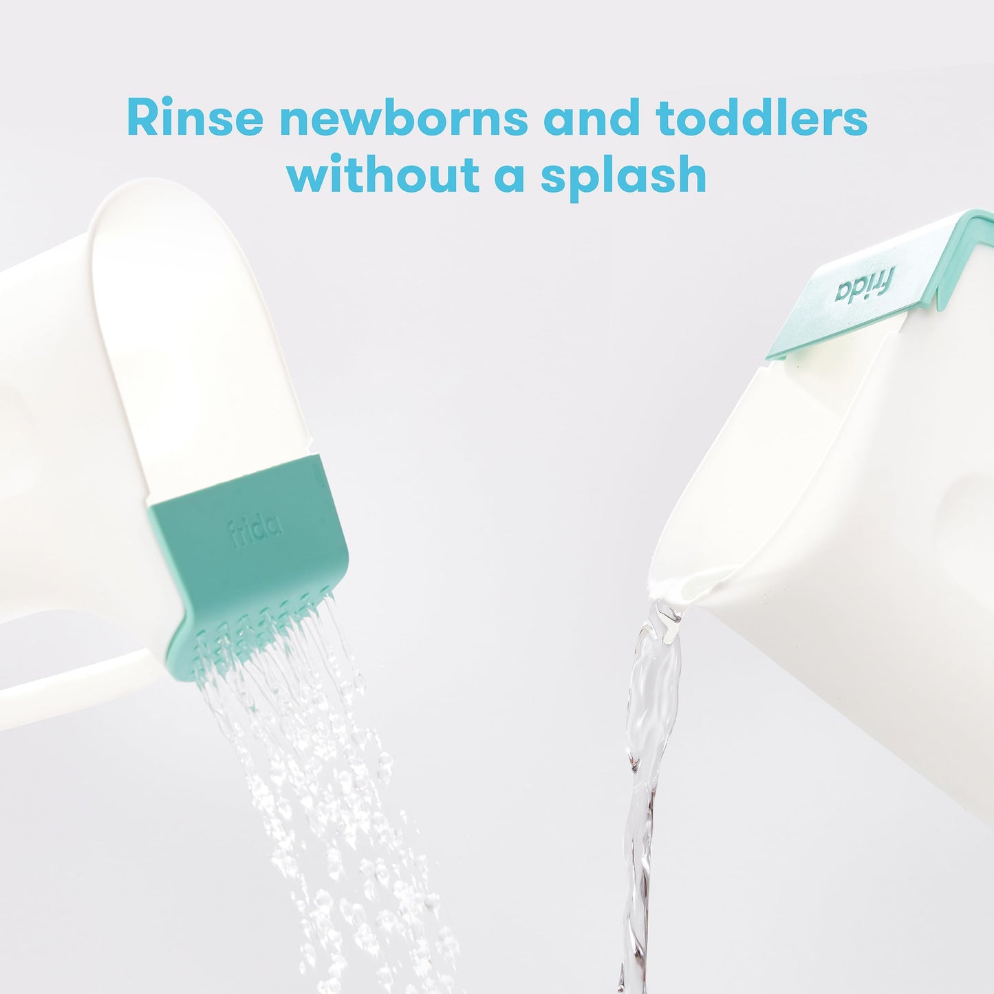 Frida Baby Control The Flow Bathtub Sprayer Attachment for Baby Bathtub, Shower Head with Scalp Massager, Control Waterflow with 2 Pressure Modes
