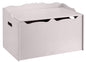 Amazon Basics Kids Toy Box, Wooden Organizer Storage Chest, Pink, 30" x 18" x 19"