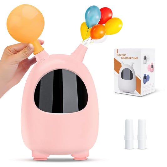 Balloon Pump Electric, SPLAKS Balloons Inflator Air Pump Portable Balloon Blower for Garland Arch, Party Decoration