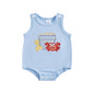 Halloween Baby Clothes Newborn Boy Tractor Pumpkin Onesie Infant Sleeveless Romper Toddler Bodysuit Cute Outfit