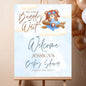 Personalized We Can Bearly Wait Baby Shower Welcome Sign, Welcome to Baby Shower Sign - Teddy Bear & Balloon Theme Décor #5
