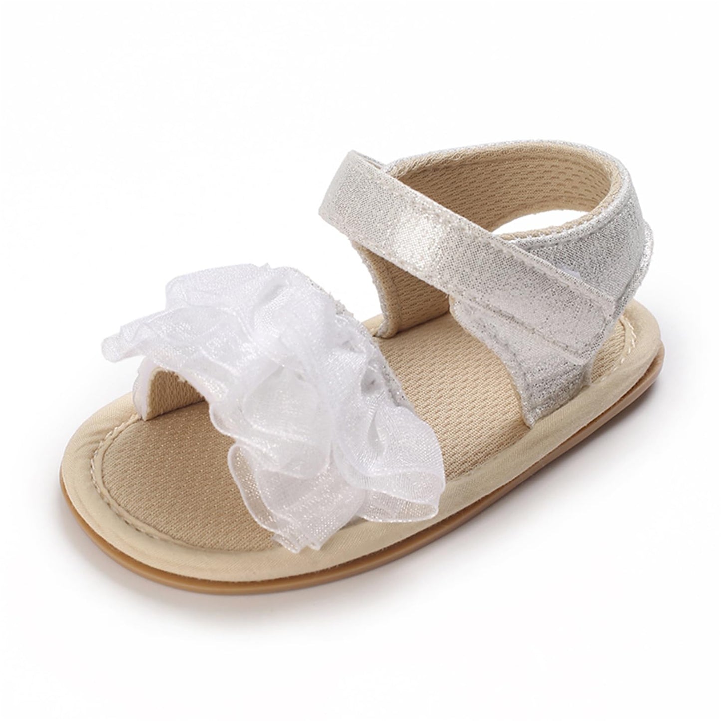 Baby Girl Sandals Summer Crib Shoes Bowknot Soft Sole Infant Girls Princess Dress Flats First Walker Shoes