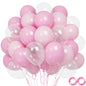 Beige Balloons, 60 PCS 12 Inch Cream Nude Sand White Clear Latex Birthday Balloons for Birthday Baby Shower Wedding Party Decorations