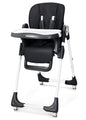 4 in 1 High Chairs for Babies and Toddlers, Convertible Foldable Baby High Chairs, Feeding and Eating Seat Highchair with 4 Levels of Recline and 7 Levels of Height Adjustment, Gray