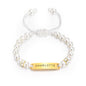 Personalized Baby Bar Bracelet : 18K Gold Plated Custom Name ID Plate Bracelet for Children Toddler from Mom, Engraved Kid Name for Daughter Son, New Born Birthday Gift,Adjustable,Nickel free