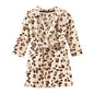 YOLIA Boys Girls Robes Kids Hooded Sleepwear Soft Fleece Bathrobes Cute Housecoat Gowns