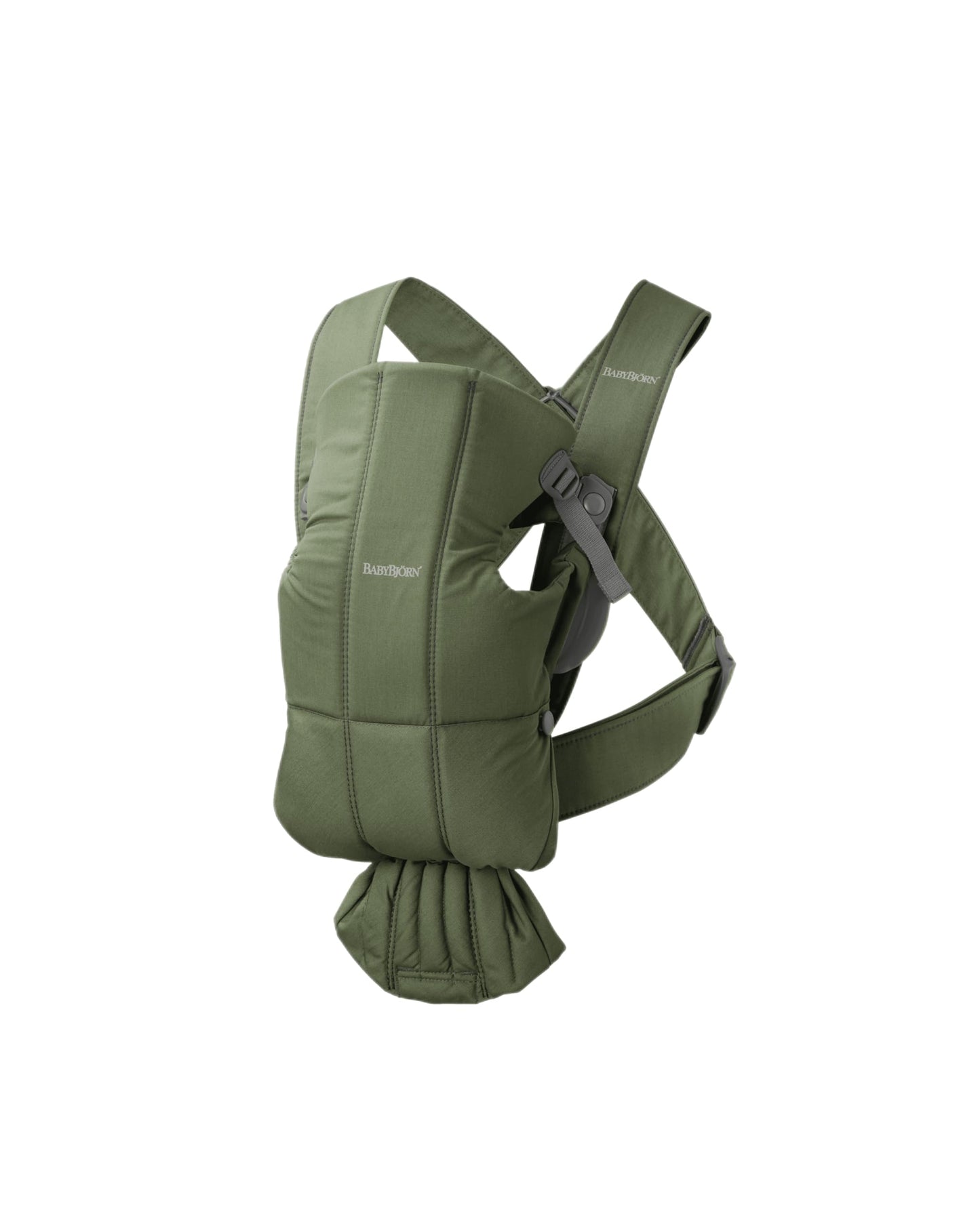 BabyBjörn Baby Carrier Mini, 3D Jersey, Light Beige | Newborn Carrier (7-25 lbs), Ergonomic, Easy-to-Use