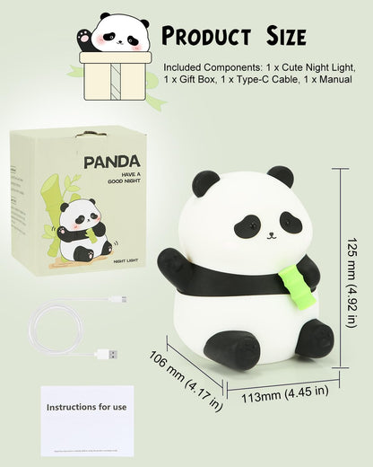 DuDu Duck Night Light, Cute Duck Lamp, Squishy Silicone Nightlight for Bedrooms with 30 Minutes Timer, Rechargeable Bedside Lamp with Touch Control for Bedrooms, Living Room