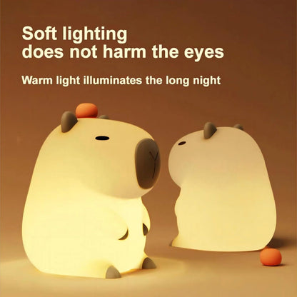 Cute Frog Night Light for Kids, Color Changeable Soft Silicone Sleeping Night Lamp for Nursery, Dimmable Timer Rechargeable Colorful Baby's Light Room Decor Children Gifts