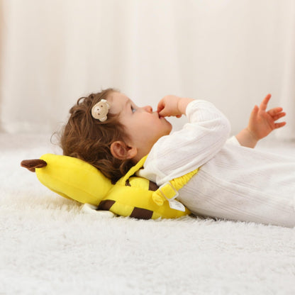Baby Head Protector Backpack -Soft & Lightweight Pads - Prevents Bebes Backward Fall Astronauts Plush Stuffed