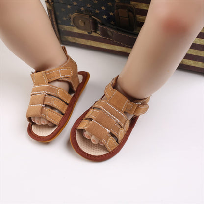 myppgg Baby Boys Girls Summer Sandals Non-Slip Soft Sole Infant Slippers Cotton Crib Shoes for Toddler First Walkers