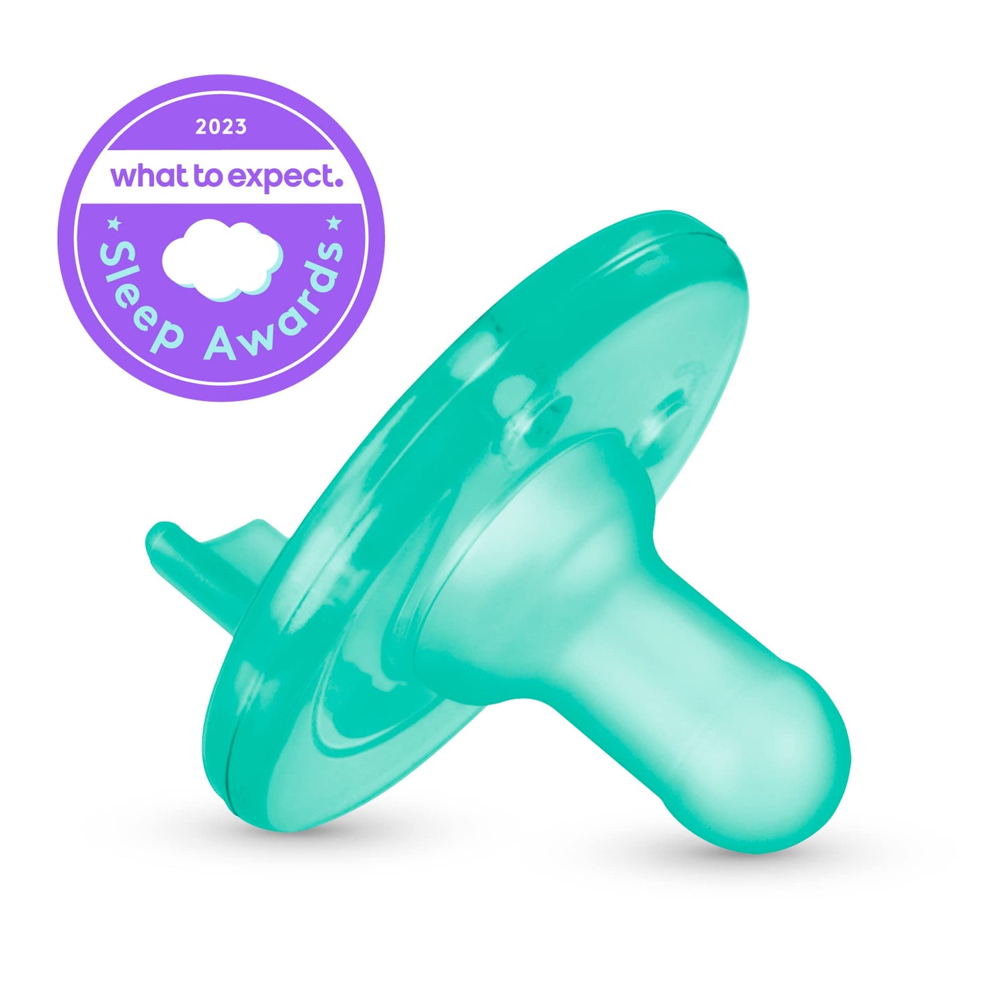 Philips AVENT Soothie Snuggle Pacifier Holder with Detachable Pacifier, 0m+, Giraffe, SCF347/01-1 Count (Pack of 1)