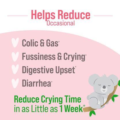 Culturelle Baby Digestive Calm & Comfort Probiotic (Age 0-12 Mos) 8.5Ml, Helps Periodic Colic, Gas, Fussiness, Crying & Digestive Upset In Infants & Newborns, Vegan Non-Gmo Gluten-Free, 1 Mos. Supply