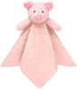Baby Pink Pig Soft Stuffed Animal Security Blanket, Plush Pig Character Lovey Blanket, Baby Shower/Nursery Gift, Newborn Infant Toddler Snuggle Blankie for Girls Boys, 14 Inches