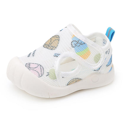 RVROVIC Boys Girls Athletic Sports Sandals Open-Toe Breathable Rubber Sole Beach Water Shoes for Toddler