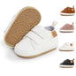 Meckior Toddler Baby Boys Girls High Tops Ankle Sneakers Soft Anti-Slip Sole PU Leather Moccasins Infant Newborn Prewalker First Walking Crib Shoes