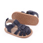 Infant Boys Girls Sandals, Summer Baby Rubber Soles Non-Slip PU Leather Sandals, Newborn Toddler Prewalker First Walking Beach Outdoor Shoes,Infant Toddler Unisex Summer Shoes for babies