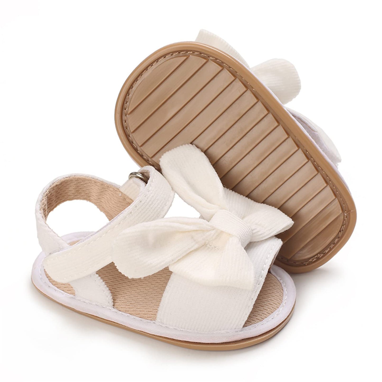 Baby Girl Sandals Summer Crib Shoes Bowknot Soft Sole Infant Girls Princess Dress Flats First Walker Shoes