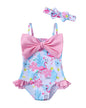 Mioglrie Toddler Baby Girl Swimsuit Infant Bathing Suits Summer Beach Swim Suit Newborn One Piece Swimwear for Girls