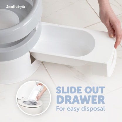 Jool Baby Potty Chair for Toddler Toilet Training - Splash Guard & Back Support (Pink)