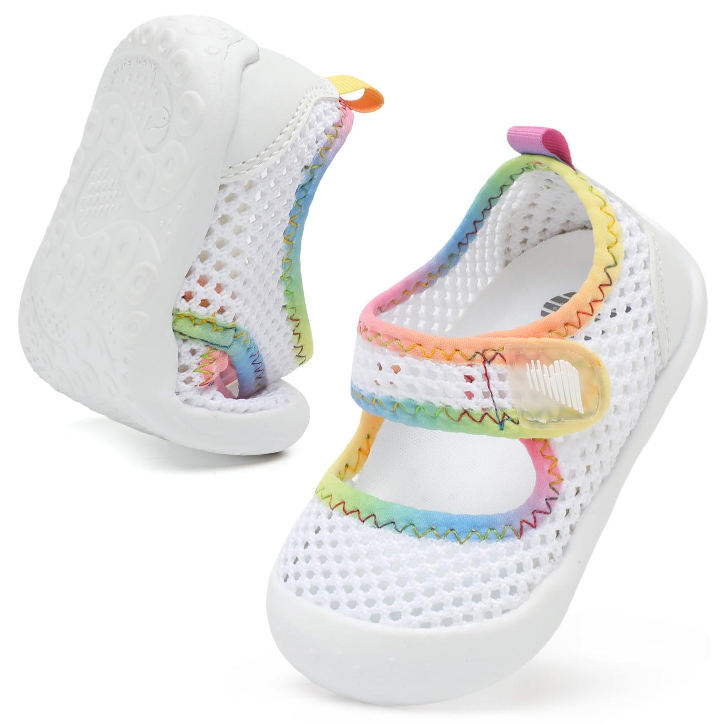 BARERUN Toddler Water Shoes Barefoot Water Shoes for Kids Baby Wide Aqua Socks with Arch Support Quick-Dry Breathable Boys Girls Sandals Walking Shoes for Beach Swim Pool Shoes
