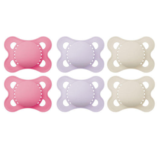 MAM Original Matte Baby Pacifiers, Binky for Boys 0-6 Months, BPA-Free Silicone Nipple, Easy to Clean, Best for Newborn Babies, Developed with Medical Experts, 2 Count Binkies with Sterilizer Case