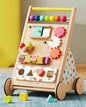 Tiny Land Wooden Baby Walker, Baby Push Walker, Montessori Walker Toy, Adjustable Speed Baby Walker for Boys and Girls, Baby Activity Center, Push Toys for Kids Development