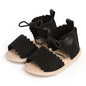 Meckior Infant Baby Girls Boys Summer Sandals Open Toe Lace Princess Dress Wedding Flats Shoes Newborn Toddler Soft Non-slip Sole First Walker Crib Shoes