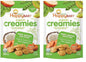 Happy Baby Organics Creamies Freeze-Dried Veggie & Fruit Snacks with Coconut Milk, Apple Spinach Pea & Kiwi